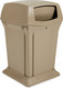 Rubbermaid Ranger Container with Two Doors - 170.3 Ltr - Beige - FG917188BEIG