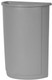 FG352000GRAY - Rubbermaid Half-Round Container - 79.5 Ltr - Grey