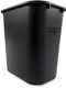 Rubbermaid Rectangular Wastebasket -  26.6 Ltr - Black - FG295600BLA