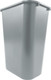 Rubbermaid Rectangular Wastebasket - 39 Ltr - Grey - FG295700GRAY