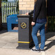 Wybone Lbv/Fcb Cigarette End Pedestal Bin Textured - LBV/FCBT