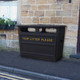 Wybone Rd/2 Closed Top Litter Bin Smooth - RD/2GRCS