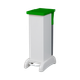 HYB/28S/GRN - Hybrid Clinical Waste Pedal Bin - 28 Ltr  with Green Lid