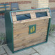 Wybone Rla/6 Double Timber Fronted Semi-Open Top Recycle Unit Smooth - RLA/6S