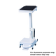 Linton Open Frame Sackholder with Standard Lid - Pedal & Hand-Operated - 20 Ltr - White Body with Black Lid
