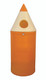 Plastic Furniture Company Plain Micro Pencil Bin in Orange for Indoor & Outdoor Use - 42 Litres - PMIC - ORN