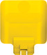 Rubbermaid Slim Jim Recycling Station Billboard - Yellow - 2007907