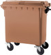 Brown Wheelie Bin - 660 Litre - WB660BRN