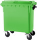 Lime Green Wheelie Bin - 660 Litre - WB660LIM