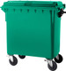Moss Green Wheelie Bin - 660 Litre - WB660MOS