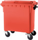 Red Wheelie Bin - 660 Litre - WB660RED