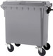 Steel Grey Wheelie Bin - 660 Litre - WB660STE