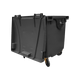 Black Wheelie Bin - 1100 Litre - Back View Lid Open