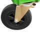 Lime Green Wheelie Bin - 1100 Litre - Wheel With Brake