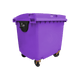 Purple Wheelie Bin - 1100 Litre - Offset View Right