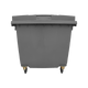 Grey Wheelie Bin - 1100 Litre - Front View