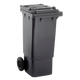 Black Wheelie Bin - 80 Litre - WB80BLA