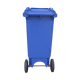 Blue Wheelie Bin - 80 Litre Back