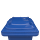 Blue Wheelie Bin - 80 Litre Lid Closed