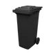 Black Wheelie Bin - 180 Litre - WB180BLA