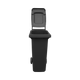 Black Wheelie Bin - 180 Litre - Lid Up Front View