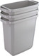 1800496050 - Three grey Durabin 60s stacked showing the benefit of the tapered design and space-efficient storage