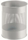 Durable Round Metal Perforated Waste Basket - 15 Ltr - Grey - 331010