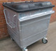 1280 Litre Galvanised Wheelie Bin