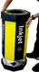 59783 - Acorn Cartridge Recycling Bin - 60 Litres - Black/Yellow - Distinctive colouring promotes effective waste separation