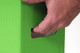 402565 - Acorn Green Recycling Bin - Carry handles facilitate easy relocation and placement of the waste container