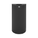 Rubbermaid Half-Round Open Top Bin - 45 Ltr - Perforated Black - FGSH12EPLTBK