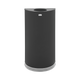 Rubbermaid Half-Round Open Top Bin - 45 Ltr - Black/Chrome - FGSO1220PLBK