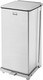 Rubbermaid Defender Square Pedal Bin with Plastic Liner - 49 Ltr - Stainless Steel - FGST24SSPL