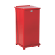 FGST24EPLRD - Rubbermaid Defender Square Pedal Bin with Plastic Liner - 49 Ltr - Red