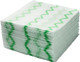2136052 - Rubbermaid Disposable Microfibre Cloth - Green - Pack of 40