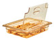 20HPLN150 - FlipLid with open window on amber coloured 65mm deep gastronorm pan containing seasoned chips