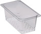Cambro Polycarbonate Colander Pan - GN 1/3 - 127mm - Clear - 35CLRCW135