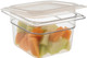 64CW135 - One-sixth sized, 100% transparent, Cambro Polycarbonate Gastronorm Pan with Melon & Seal Cover