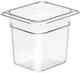 Cambro Polycarbonate Gastronorm Pan - GN 1/6 - 150mm - Clear - 66CW135