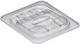 Cambro Polycarbonate Gastronorm Solid FlipLid - GN 1/6 - Clear - 60CWL135