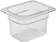 Cambro Polycarbonate Gastronorm Pan - GN 1/8 - 100mm - Clear - 84CW135