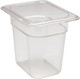 Cambro Polycarbonate Gastronorm Pan - GN 1/8 - 150mm - Clear - 86CW135