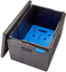 CP3253443 - GN 1/1 camchiller placed in the bottom of a top loading insulated food pan carrier