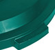 1788471 - Rubbermaid BRUTE Mixed Recycling Lid - 121.1 Ltr - Green - Handle