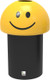 Leafield Smiley Face Emoji Bin with  60 Ltr