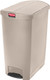 1883553 - Rubbermaid Slim Jim End Step Pedal Bin - 90 Ltr - Beige