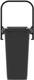 WB25BLA - Kerbside Waste & Recycling Caddy Bin - 25 Ltr - Black - Back