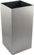 WR-PL76MBS - Metal Open-Top Waste Bin - 50 Ltr - Brushed Stainless Steel