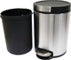 WR-EK9225MT-5L - Round Soft-Close Pedal Bin - 5 Ltr - Stainless Steel - With Removable Bucket
