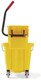 FG748000YEL - Rubbermaid WaveBrake Side Press Bucket & Wringer - 24 Ltr - Yellow - Back